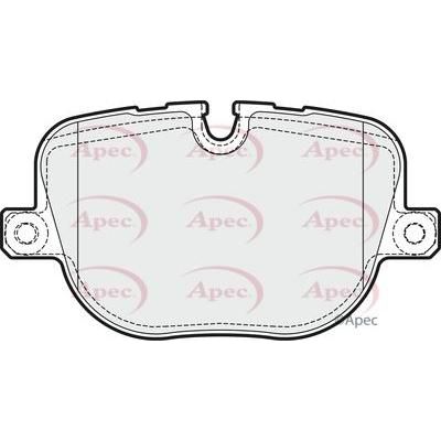 Apec Brake Pads Rear Fits Land Rover Range