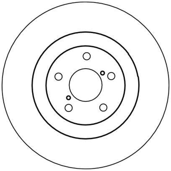 Genuine TRW Brake Disc (Pair) DF4104 TRW  - Dynamic Drive