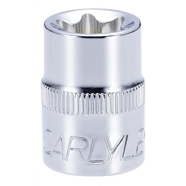 Carlyle Hand Tools Socket - External Star Standard - 3/8in. Dr - E16