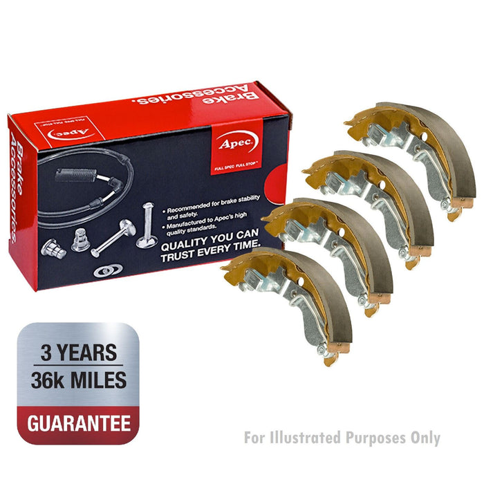 Apec Brake Shoe Rear Fits Kia Rio