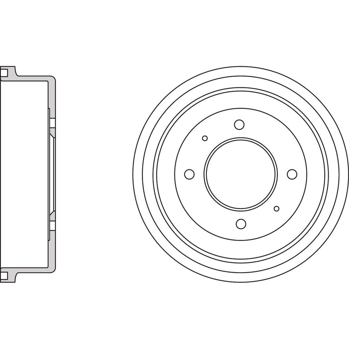 Apec Brake Drum Rear Fits Mitsubishi Colt