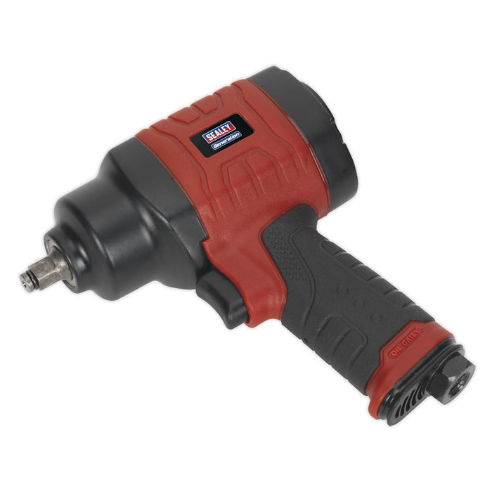 Sealey Composite Air Impact Wrench 3/8"Sq Drive Twin Hammer GSA6000 Sealey  - Dynamic Drive