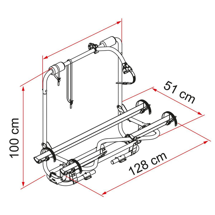 02093B91A CARRY-BIKE CARAVAN XLA PRO Fiamma  - Dynamic Drive