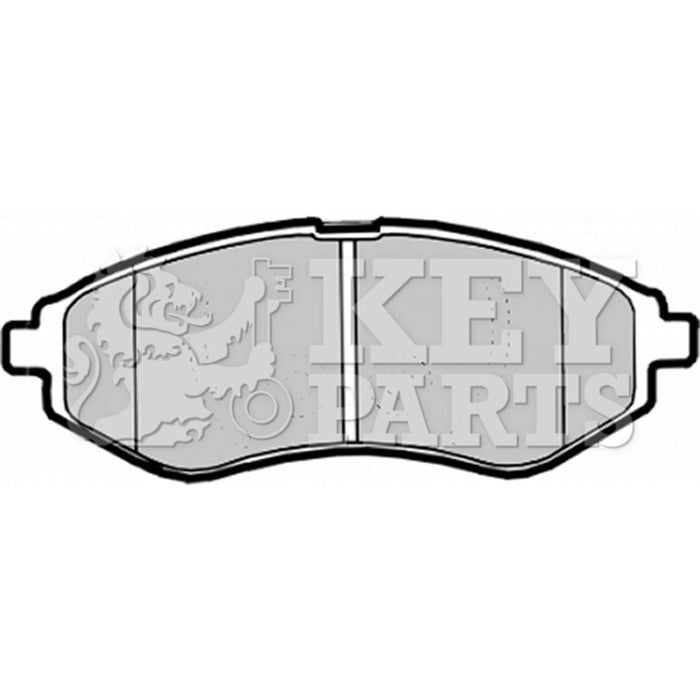 Genuine Key Parts KBP1879 Front Brake Pads (Akebono)