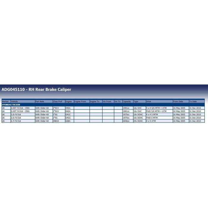 Blue Print ADG045110 Brake Caliper