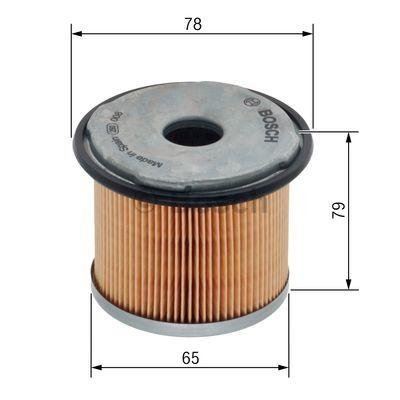 Bosch Car Fuel Filter N1712 fits Renault Kangoo Express - 1.9 - 99-09 1457431712