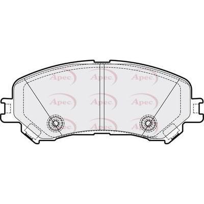 Apec Brake Pads Front Fits Renault