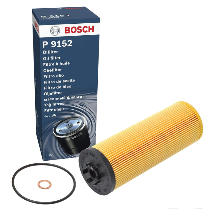 Genuine Bosch Car Oil Filter P9152 fits Audi A6 Quattro TDi - 2.5 - 99-05 145742