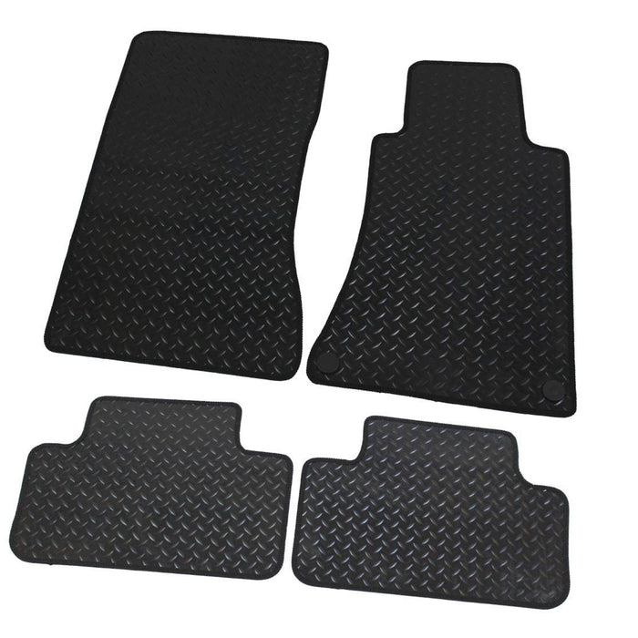 Tailored Rubber Mats fits Mercedes C Class W2 2000 2001 2002 2003 2004 2005 2006 UKB4C  - Dynamic Drive