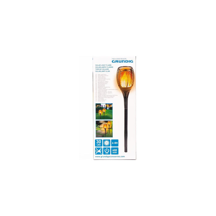 2x Flame Solar Torch Light 30LEDWaterproof Flickering Dancing Path Garden Lamp Grundig  - Dynamic Drive