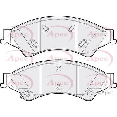 Apec Brake Pads Front Fits Ford Ranger