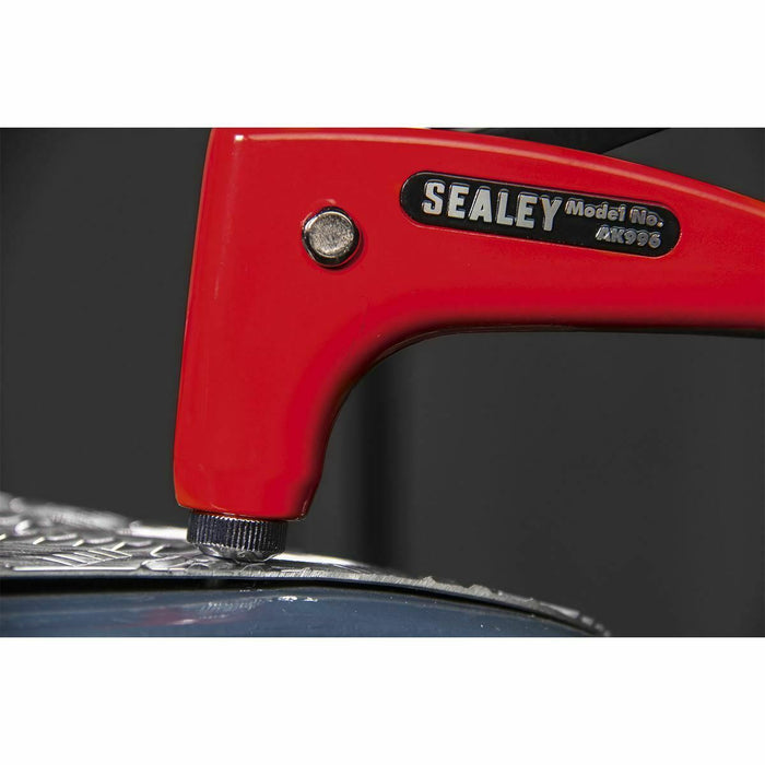 Sealey 4 in 1 Hand Riveter Rivet Gun Quick Select Nozzle Aluminium Rivets AK996 Sealey  - Dynamic Drive