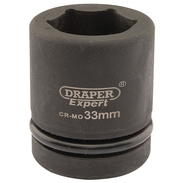 Draper Expert HI-TORQ 6 Point Impact Socket, 1" Sq. Dr., 33mm 05113