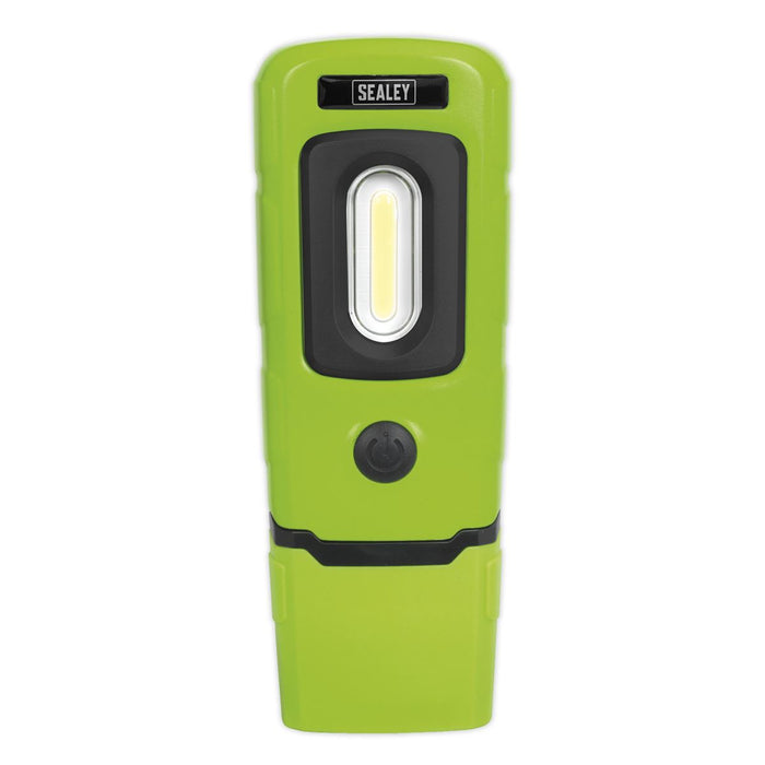 Sealey Rechargeable 360 Inspection Light 3W COB & 1W SMD LED Green Lithium-Polym Sealey  - Dynamic Drive