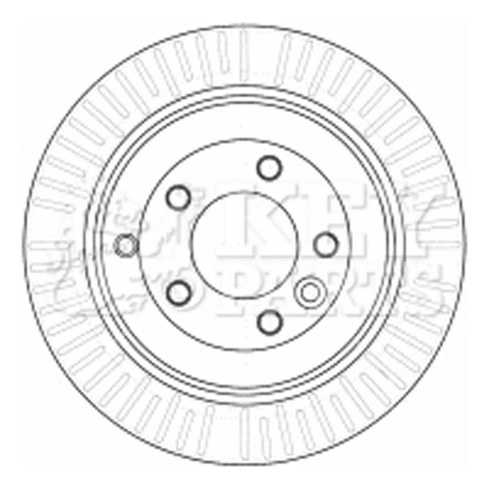 Genuine Key Parts KBD4532 Brake Disc Pair (Rear)