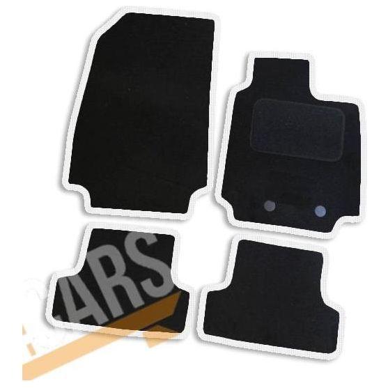 Tailored White Trim Carpet Mats Renault Clio 09-13 + Clips 09 10 11 12 13 UKB4C  - Dynamic Drive