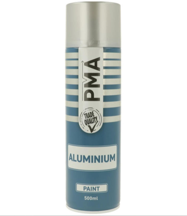 3x PMA Professional Aluminium 500ml Spray Paint High Coverage