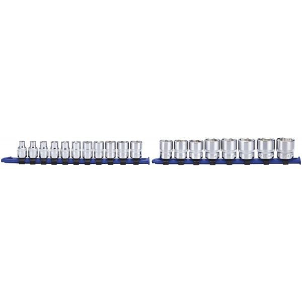 Carlyle Hand Tools Socket Set - Metric - 3/8in. Dr - 19 Piece