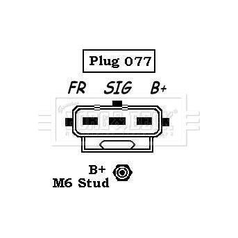 Genuine Borg & Beck Alternator fits Ford Fiesta SportStreetka BBA2395