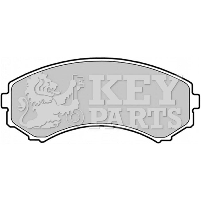 Genuine Key Parts KBP1757 Front Brake Pads (Sumitomo)