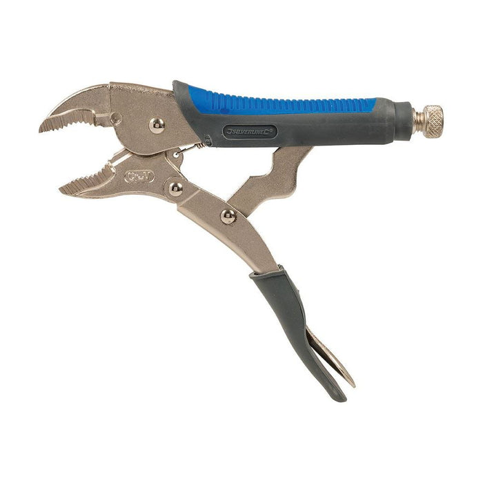 Silverline Self Locking Soft-Grip Pliers 250mm Silverline  - Dynamic Drive