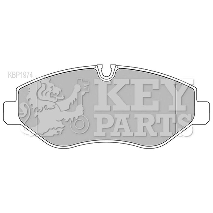 Genuine Key Parts KBP1974 Front Brake Pads (Brembo)