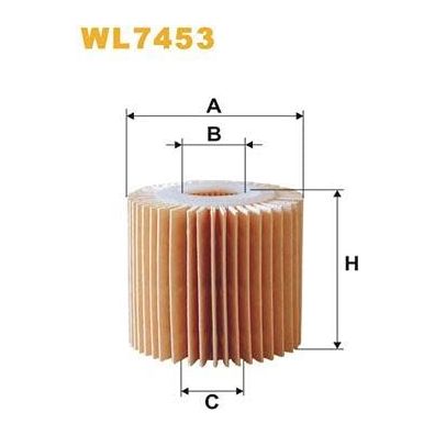 Genuine WIX Oil Filter Eco Cartridge fits Lexus NX 300h VVTi Hybrid - 2.5 - 18- DFGRICAMBI  - Dynamic Drive