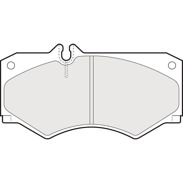 Apec Brake Pads Front Fits Mahindra Indian Marksman Mercedes 206-405 G Class L-Se