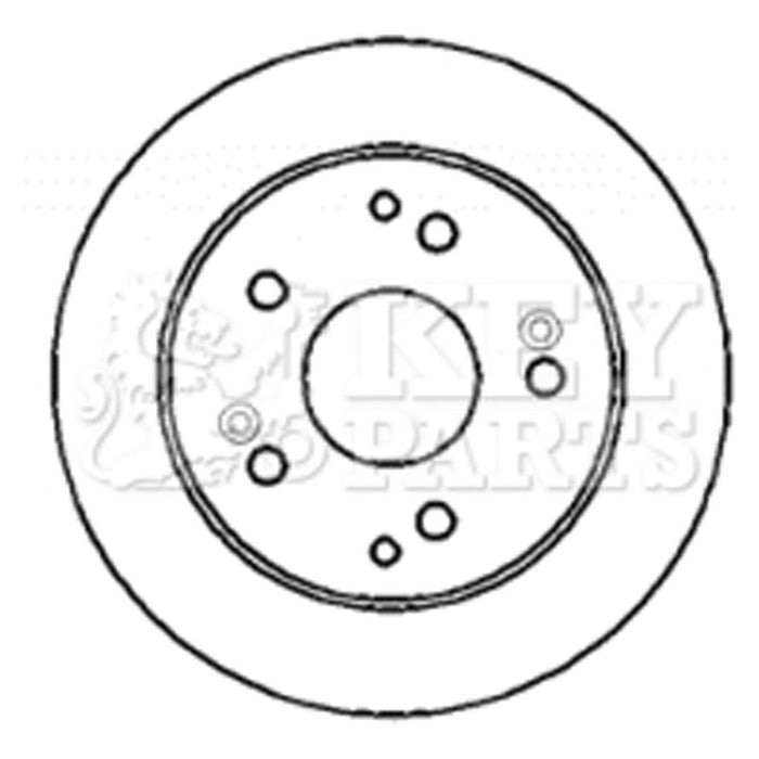 Genuine Key Parts KBD4400 Brake Disc Pair (Rear)