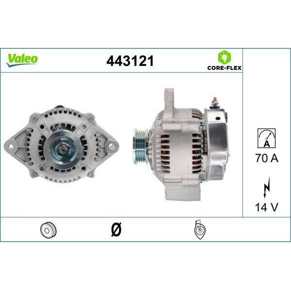 Valeo Alternator 443121 Automotive Part fits Suzuki Valeo  - Dynamic Drive