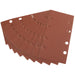 Draper Aluminium Oxide Sanding Sheets, 90 x 187mm, 120 Grit (Pack of 10) 42620 Draper  - Dynamic Drive