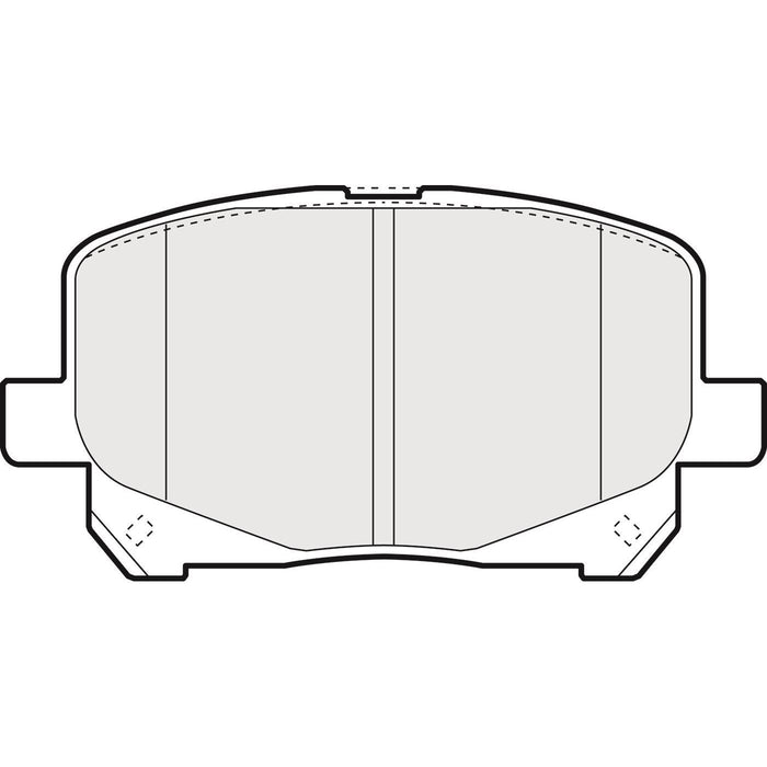 Apec Brake Pads Front Fits Toyota Estima Previa