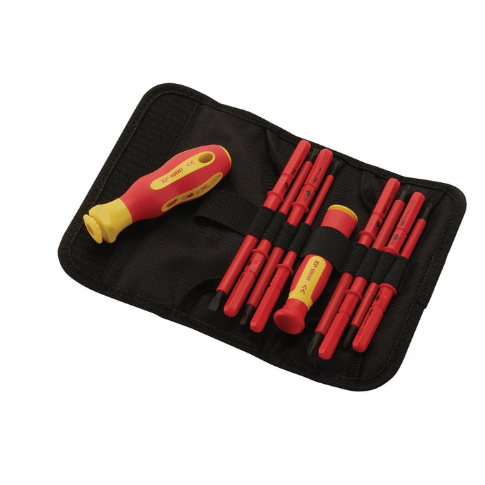 Draper XP1000 VDE Interchangeable Blade Screwdriver Set (10 Piece) 05721 Draper  - Dynamic Drive