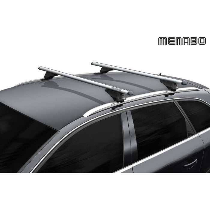 Aluminium Locking Roof Rack Cross Bars fits Ford Focus 2012-2020 III Estate Menabo  - Dynamic Drive