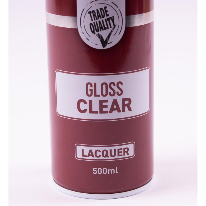 2X PMA Clear Lacquer 500Ml Spray Paint Gloss High Coverage Clear Lacquer