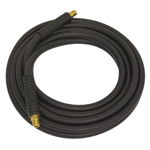 AIR HOSE 10M X 10MM WITH 1/4inchBSP UNIONS HEAVY-DUT Sealey  - Dynamic Drive