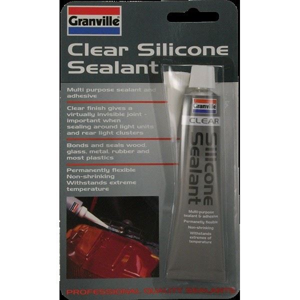 Granville Silicone Sealant - Clear - 40g