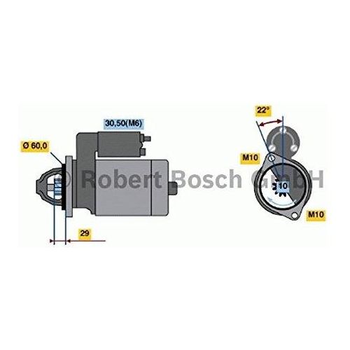 Bosch Reman Starter Motor 2132 0986021320