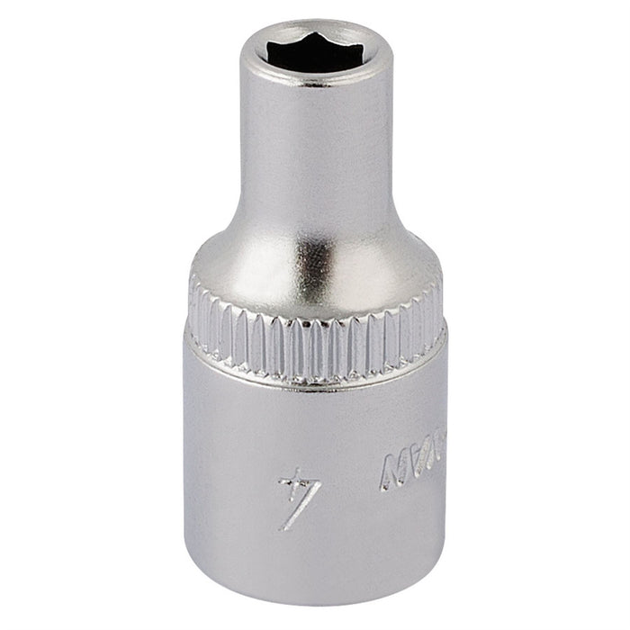 Draper Elora Hexagon Socket, 1/4" Sq. Dr., 4mm 11091 Draper  - Dynamic Drive