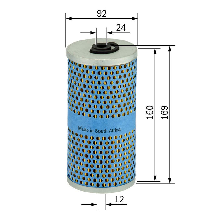 Genuine Bosch Cv Oil Filter P9274 fits Mercedes-Benz 190 - 2.5 - 85-93 145742927