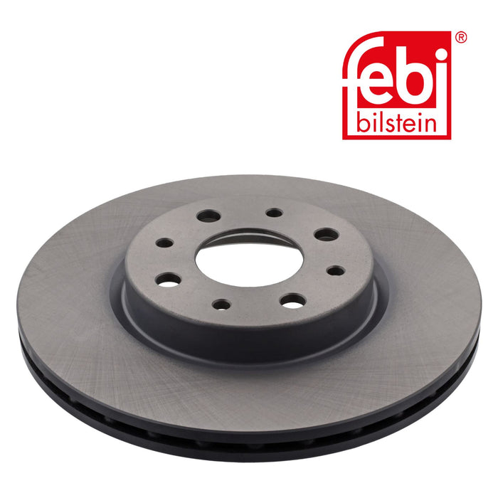 Genuine FEBI Front Brake Discs & Pads Set Vented for Fiat Doblo