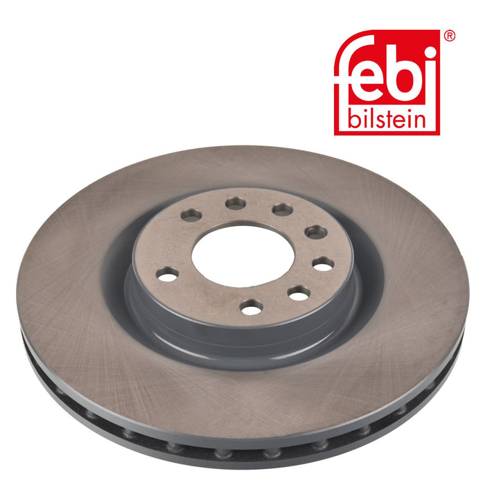 Genuine FEBI Front Brake Discs & Pads Set Vented for Fiat Croma