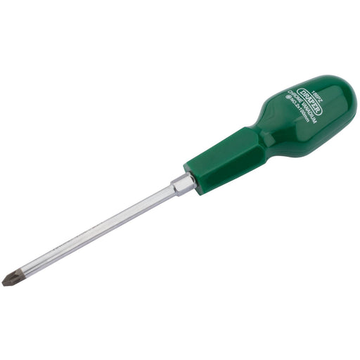 Draper PZ Type Cabinet Pattern Screwdriver, No.2 x 100mm 14087 Draper  - Dynamic Drive