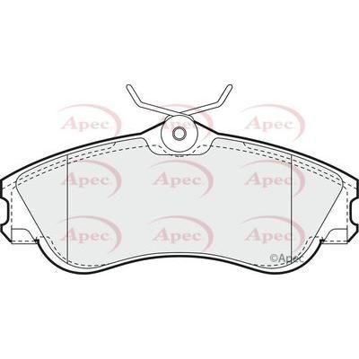 Apec Brake Pads Front Fits Citroen Xsara