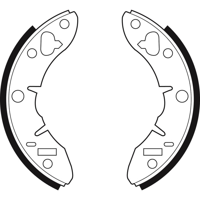 Apec Brake Shoe Front & Rear Fits Austin Healey Metro Reliant Fox Kitten Rialto