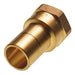 Hep2O Brass Adaptor 15mm to 1/2" Female Hep2O  - Dynamic Drive