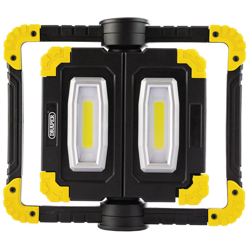 Draper Twin COB LED Rechargeable Worklight, 10W, 850 Lumens 87696 Draper  - Dynamic Drive