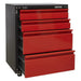 Modular 4 Drawer Cabinet With Worktop 665Mm Sealey  - Dynamic Drive