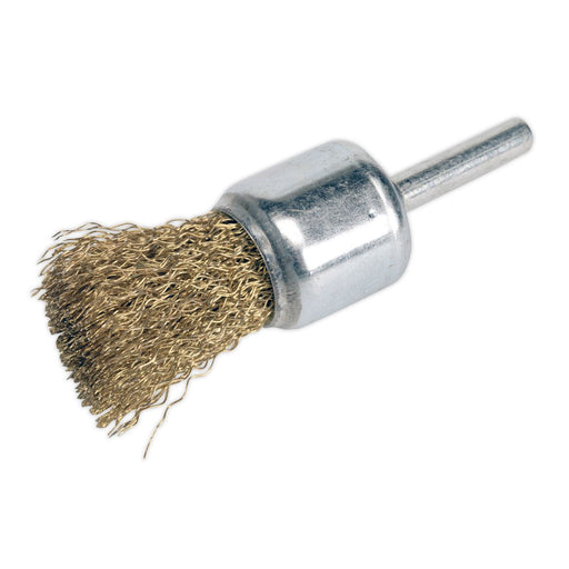 FLAT TOP DECARBONISING BRUSH 25MM Sealey  - Dynamic Drive