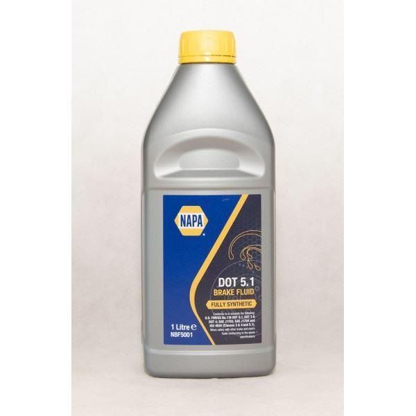 Napa Consumables Napa Dot 5.1 Brake Fluid 1L NBF5001